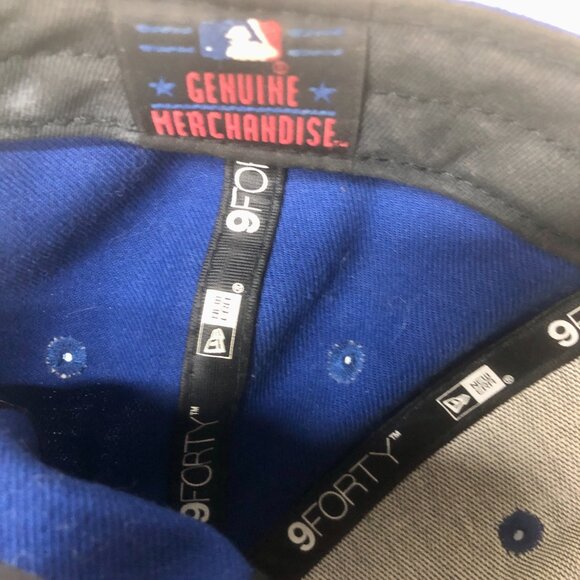 New Era 9Forty MLB Toronto Blue Jays Adjustable Baseball Hat - Royal Blue - Picture 4 of 4